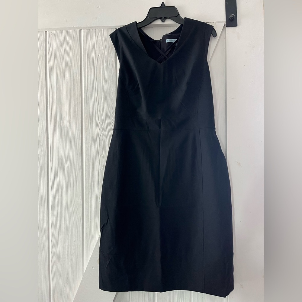 Antonio Melani Black Ponte Dress Sz 8